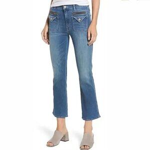 Mother The Insider Crop Point in Racing Hearts Size 27